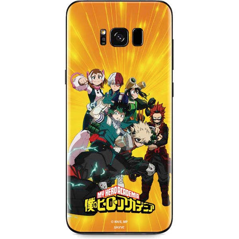 My Hero Academia Deku and Baku Team Season 6 Galaxy S8 Plus Skin